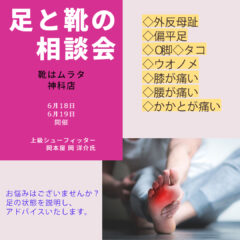 足と靴の相談会