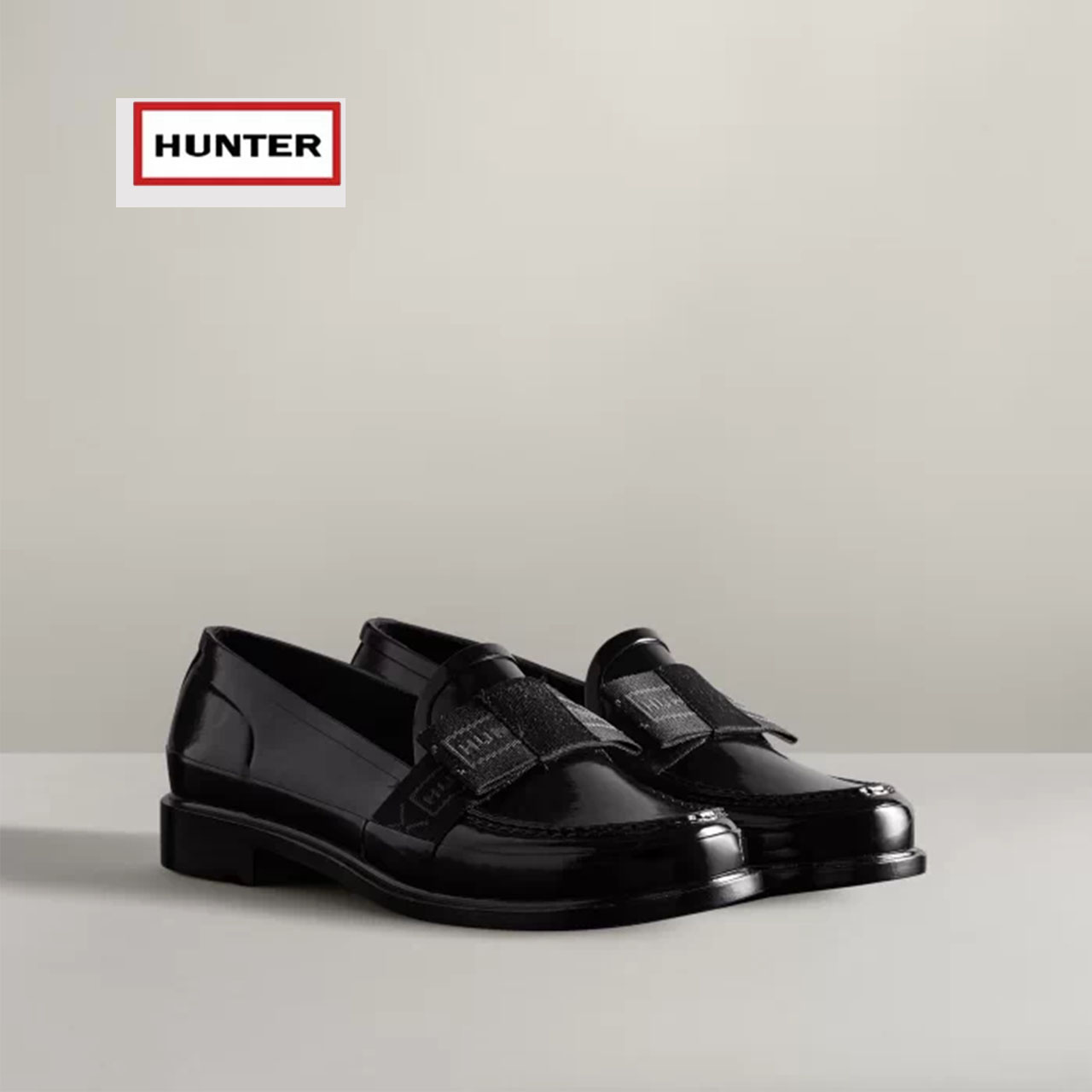 ハンター HUNTER レディース リファインド ボウ グロス ペニーローファー shoe mall oasisi